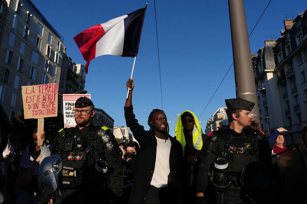 Youth protesters rallying in France for education and living costs